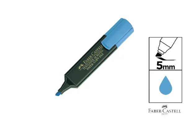 MARCADOR AZUL 1548851 FABER CASTELL