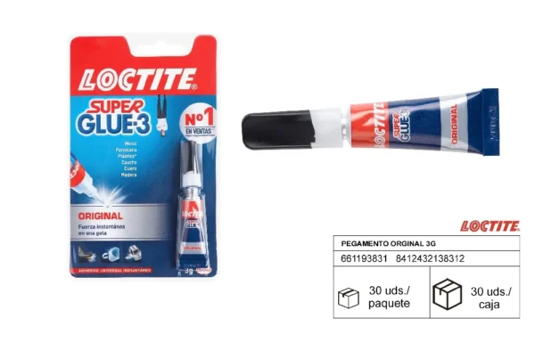 COLA ORIGINAL 3 g 2640968 LOCTITE HENKEL