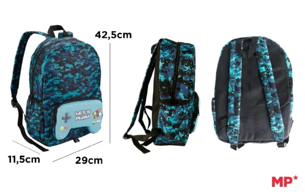 MOCHILA GAMER 425X290X115mm