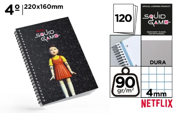 NOTEBOOK SPIRAL 4º 90 g 120 Folhas