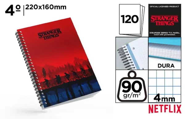 NOTEBOOK SPIRAL 4º 90 g 120 Folhas