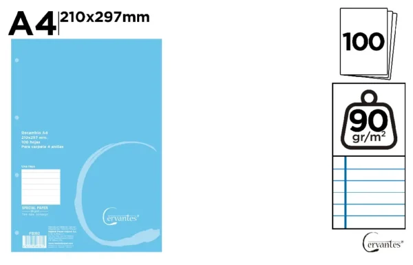 RECARGAS 1 LINHA A4 90G 100F 4 TALADR CE