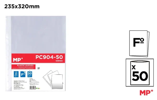 CAPAS Fº CPP 80 MICRONS Unidades 50. COU