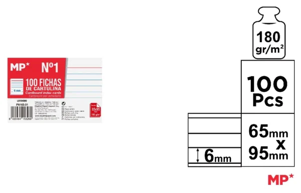 FOLHAS DE CARTÃO ALINHADO 65 x 95 mm.