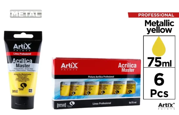 EXPERT TINTA ACRÍLICA 75 ml AMARELO METÁ