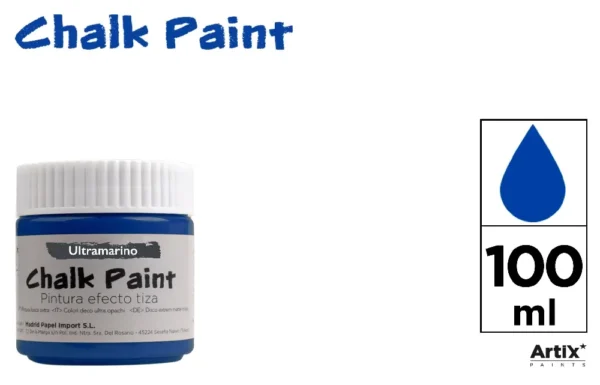 TINTA EFEITO GIZ 100 ml AZUL ULTRAMARINO