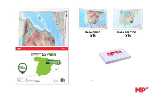 MAPAS EM BRANCO DA ESPANHA