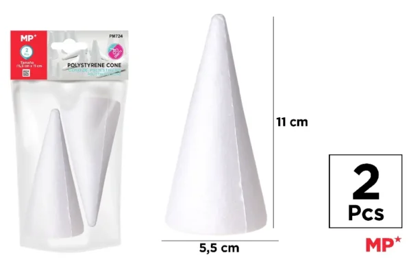 POLYSPAN CONE5,5*11CM 2 Unidades.