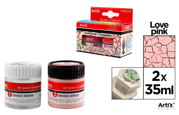 KIT CRACKLE 35ml PINK LOVE