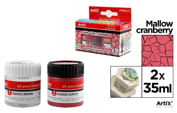 KIT PARA CRACQUEL 35 ml MILVA MIRTILO