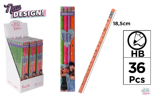 HB PENCILS 4 PCes.