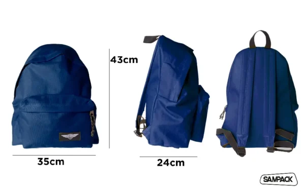 MOCHILA ECO AZUL MARINHO GRANDE
