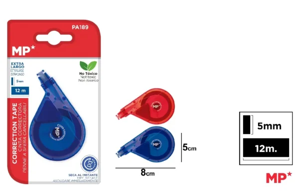 FITA CORRETORA 5 mm x 12 m