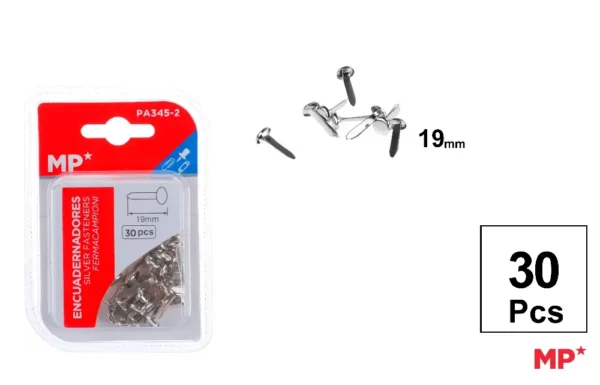 FICHAS DE PRATA 19 mm 30 Unidades