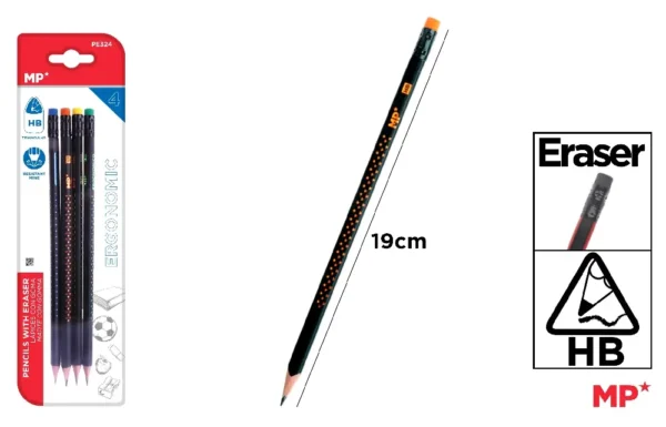 LÁPIS ERGONÔMICOS DE ALTA QUALIDADE COM