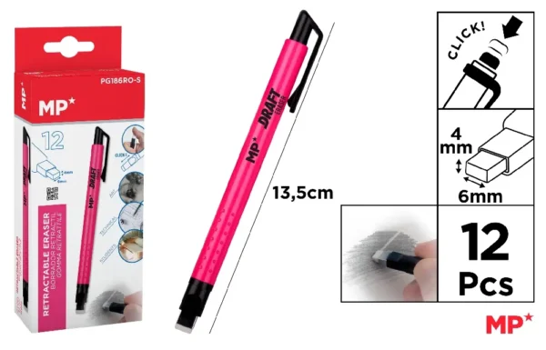 BASTÃO DE COLA DE PRECISÃO ROSA FLUO