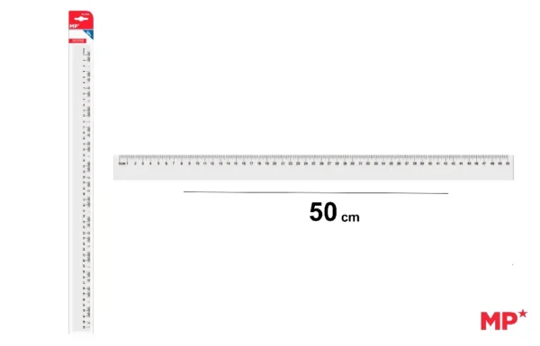 RÉGUA DE PLÁSTICO 50 cm