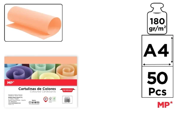 PACOTE DE CARTÃO A4 50 FOLHAS SÉPIA