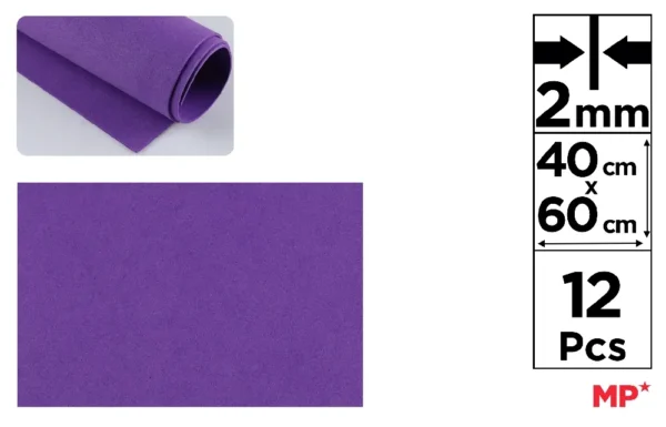 ESPUMA EVA 40 x 60 cm ROXO
