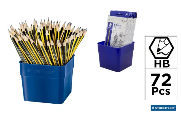 STAEDTLER CUBE PENCIL 72 unid. HB NORIS