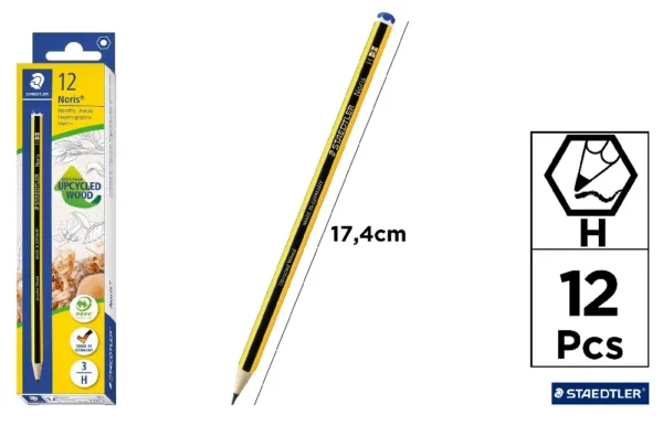 LÁPIS NORIS HORIZONTAL AZUL H3 STAEDTLER