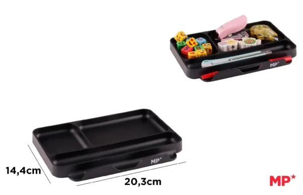ORGANIZADOR DE DESKTOP PRETO