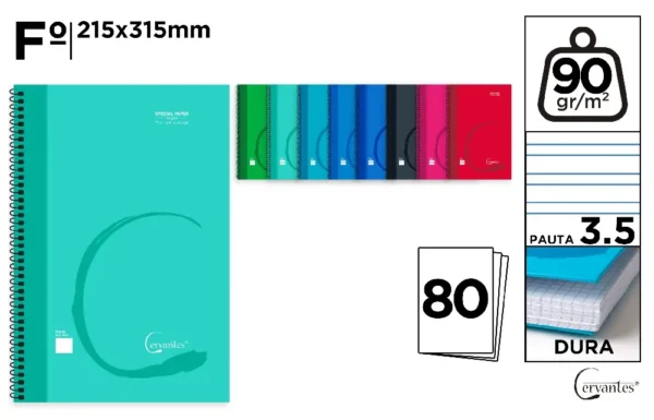 CADERNO ESPECIAL Fº 80 FOLHAS 90 g DIRET