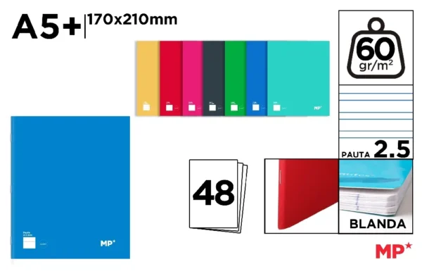 4º CADERNO DE GRAMPOS 48 FOLHAS 60 g ORI