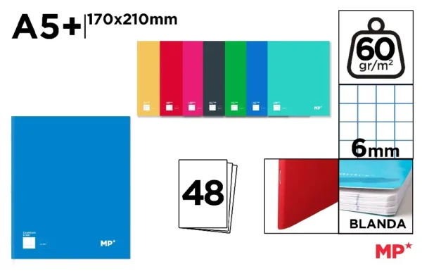CADERNO 4º GRAMPEADO 48 FOLHAS 60 g 6 x