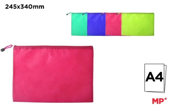 ZIP FOLDER TECIDO A4