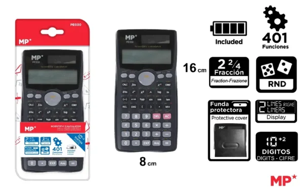 CALCULADORA CIENTÍFICA PRETA