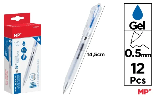 CANETA DE TINTA GEL 0.5 mm AZUL