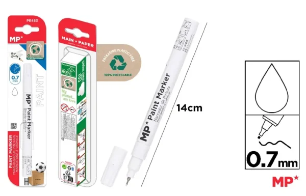 MARCADOR DE PINTURA BRANCA FINA