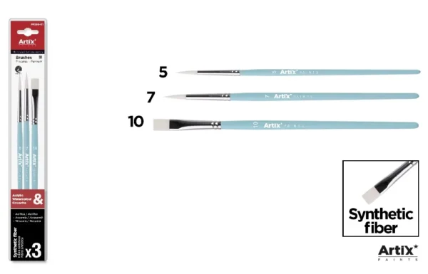 PINCEL PROFISSIONAL COR AZUL CLARO 3 Uni
