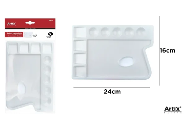 PALETA RETANGULAR 24 x 16 cm
