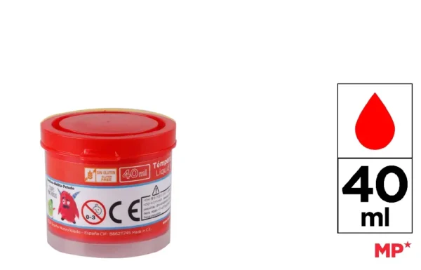 TÉMPERA 40 ml VERMELHO