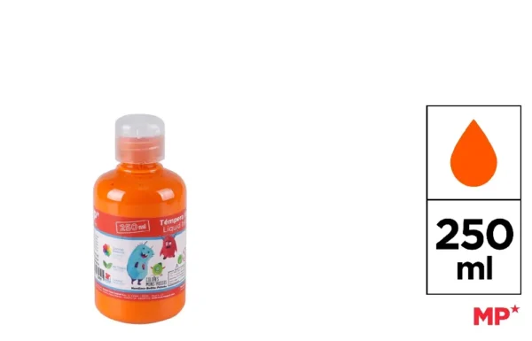 TÉMPERA 250 ml LARANJA