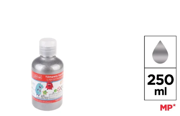 TÉMPERA 250 ml PRATA