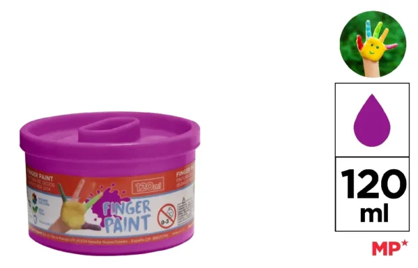 TINTA PARA OS DEDOS 120 ml VIOLETA