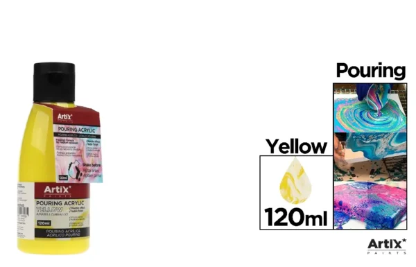 ACRÍLICO VERMELHO AMARELO 120 ml