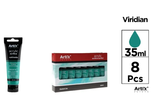 TINTA ACRÍLICA VERDE ESMERALDA 35 ml