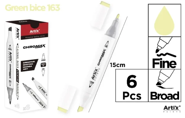 CANETA PARA ESBOÇOS DE PONTA DUPLA 163 B