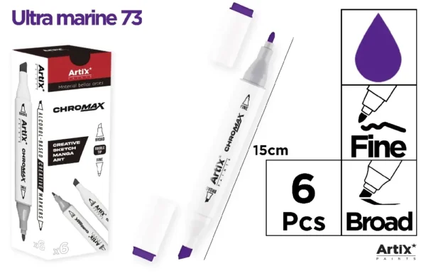 73 MARCADOR DE ESBOÇO ULTRA MARINE DE EX