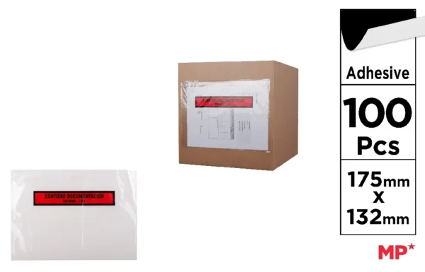 SACO DE DOCUMENTOS 175 x 132mm