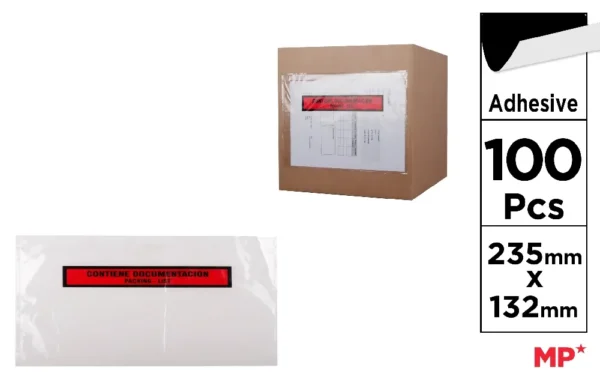 SACO DE DOCUMENTOS 235 x 132mm