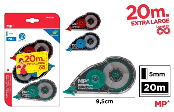 FITA CORRECTORA 5mmX20M