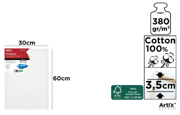 TELA 30 x 60 x 3,5 cm 380 g/m²