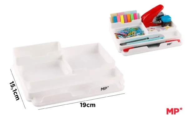 ORGANIZADOR DE MESA BRANCO