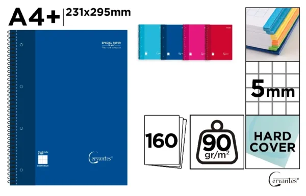 CADERNO EXTRADURA A4 160 FOLHAS GRID