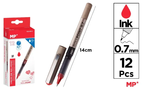 CANETA DE TINTA LÍQUIDA COM PONTA DE ESF